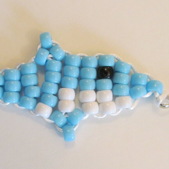 Pony Bead Dolphin Clip Item #8412025 - Picture 1 of 3